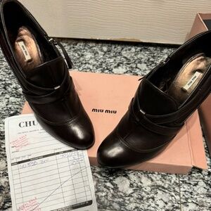 Miu Miu high heel boots